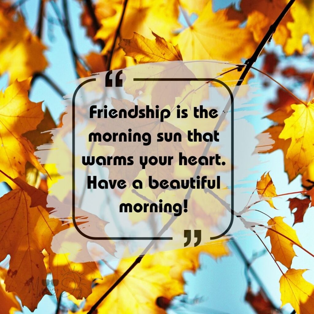 Friendship's Morning Quotes-89